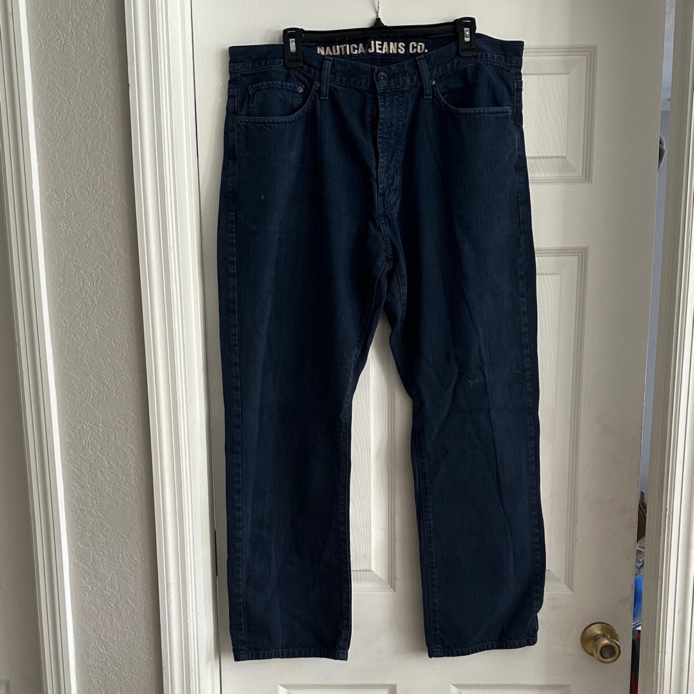 Nautica Men's Relaxed Jeans - Dark Blue